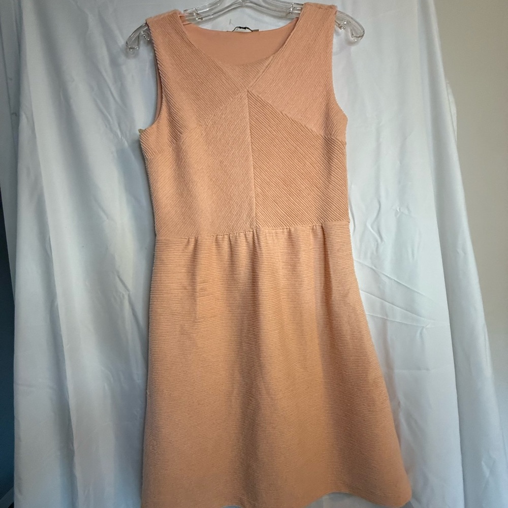 Gianni Bini Peach Textured Mini Dress Size 8 | Women’s Mini Dress